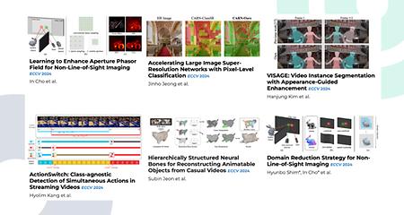 김선주 교수 CIPLAB 연구실, ECCV 2024에 6편의 논문 출판 (2024-09-30)
